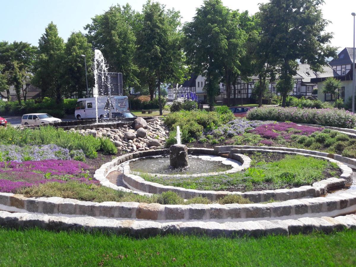 Hotel Vier Spitzen Lauenforde Luaran gambar
